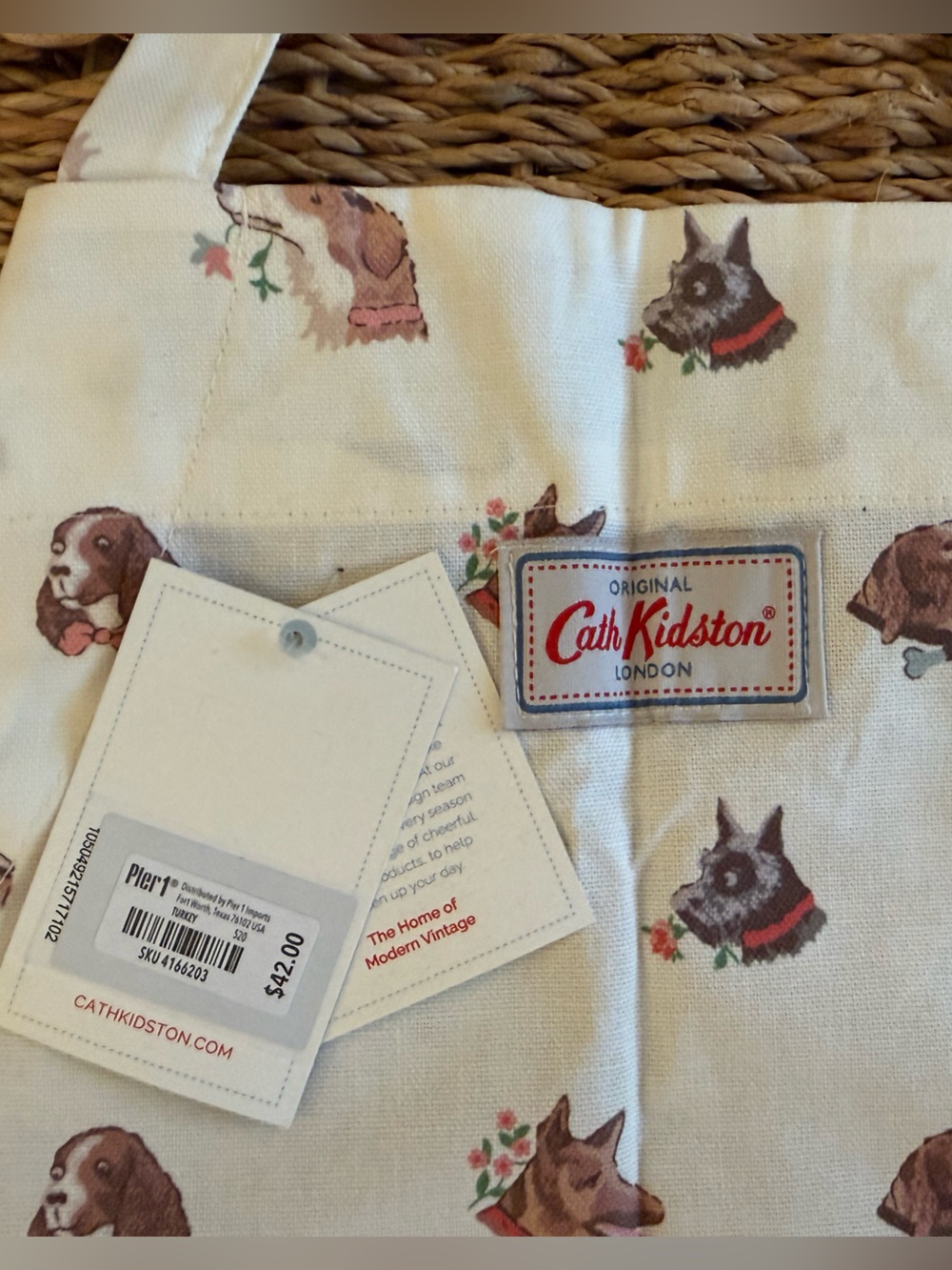 Cath Kidston “Dog Portraits” NWT Apron - Picture 3 of 8